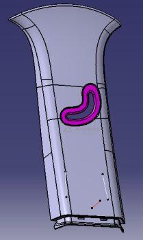 Обивка стойки центральной левой верхняя (ЦС) Оригинал S18D-5402050