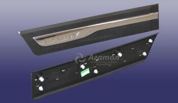 Молдинг двери задней правой (с хром полосой) Аналог (Китай) T21-5500080