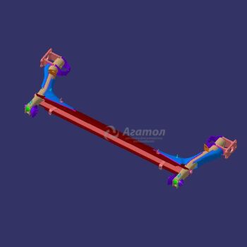 Балка задняя (ЦС) Оригинал J69-3301010