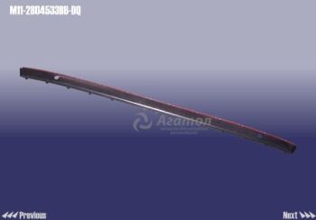 Молдинг бампера заднего центр (хром, 2 отв) (ЦС) Оригинал M11-2804533BB-DQ