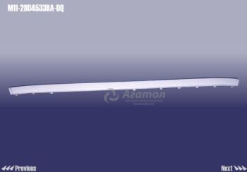 Молдинг бампера заднего центр (хром, без отв) Аналог (Китай) M11-2804533BA-DQ