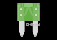 Предохранитель 30А (Флажок) A11-3722017BB Аналог (Китай)