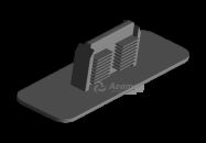 Пистон шумоизоляции капота (плоский) A11-8402013 Аналог (Китай)