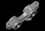 Сайлентблок рычага заднего продольного (двойной) S21-3301040 Аналог (Китай)