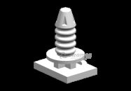 Пистон накладки порога (ЦС) A11-5101035 Оригинал