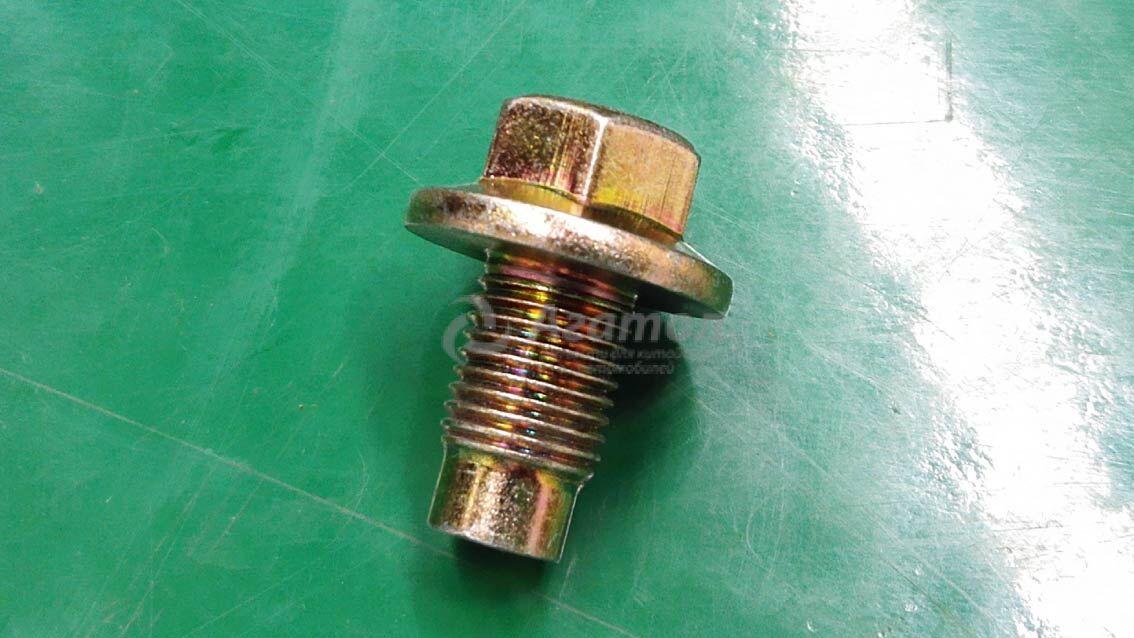 E020400101 Пробка сливная поддона масляного (ЦС) Оригинал GEELY EMGRAND ...