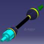 Привод колеса левый (ЦС) T15-2203010CA Оригинал
